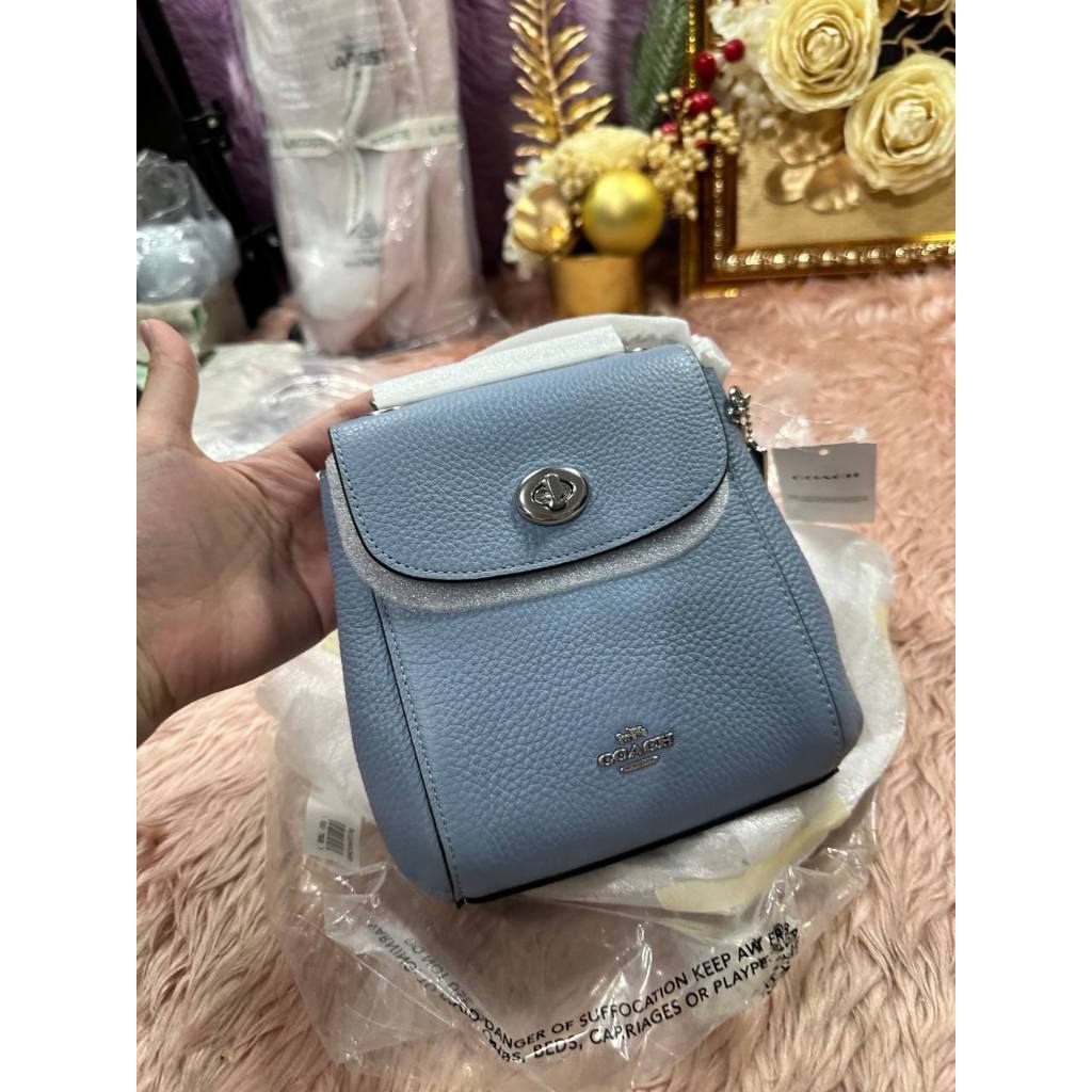 ORIG & IMPORTED CCH Convertible Mini Backpack Blue Small Bag