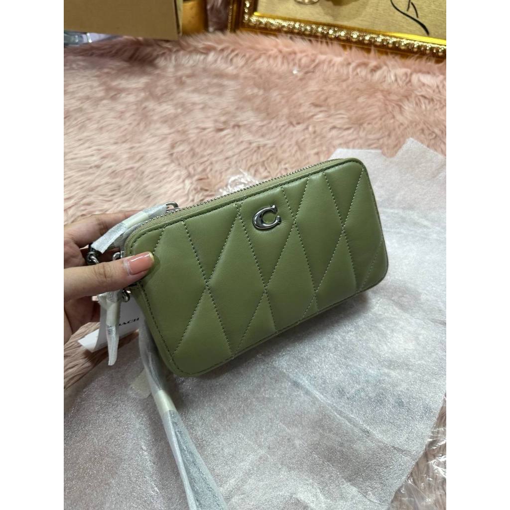 ORIG & IMPORTED CCH Retail Kira Crossbody With Pillow Quilting Small Sage Green Bag