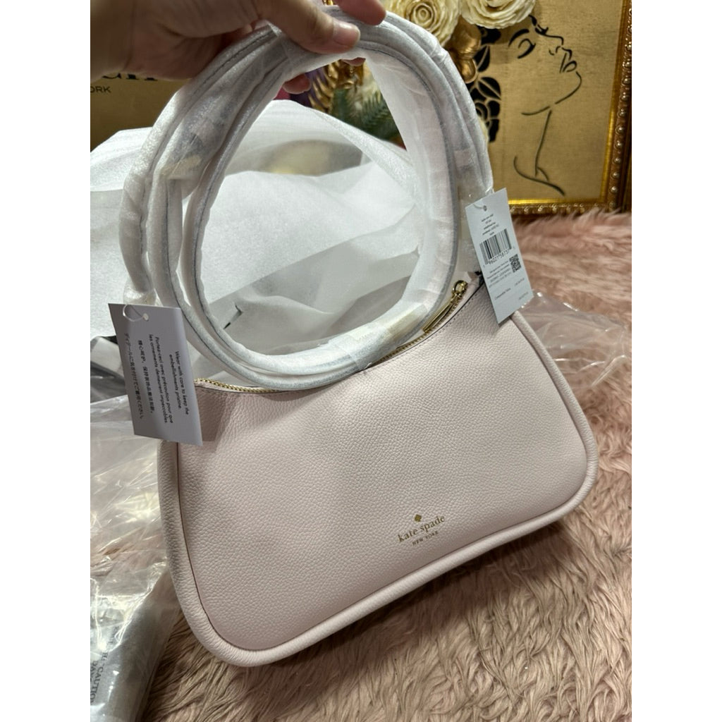ORIG & IMPORTED KS Kayla Embellished Spade Convertible Shoulder Bag Light Pink