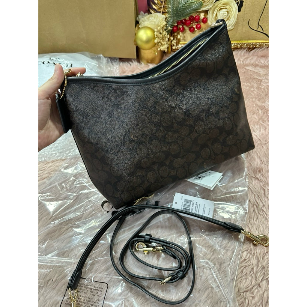 ORIG & IMPORTED CCH Laurel Shoulder Bag In Signature Canvas Walnut Brown