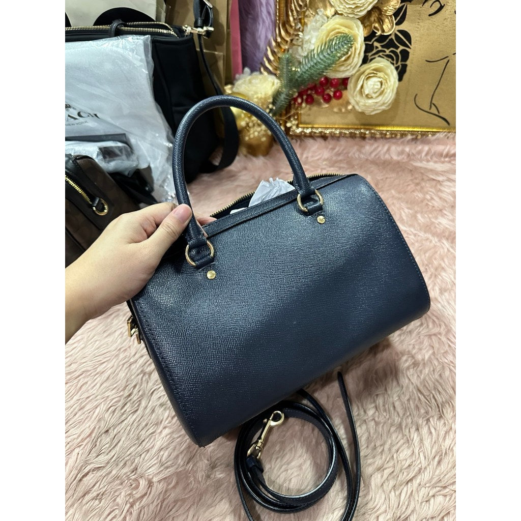 ORIG Preloved CCH Rowan Satchel Bag Navy Blue