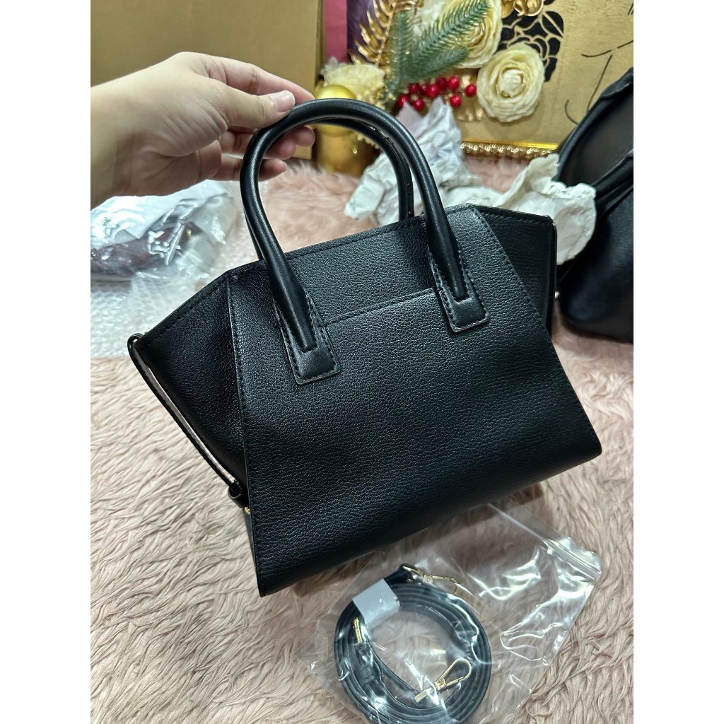 ORIG Preloved MK Avril Small Satchel Black Bag