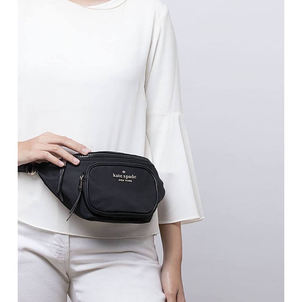 ORIG Preloved KS Dorien Nylon Small Belt Bag Black