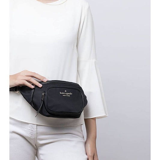 ORIG Preloved KS Dorien Nylon Small Belt Bag Black