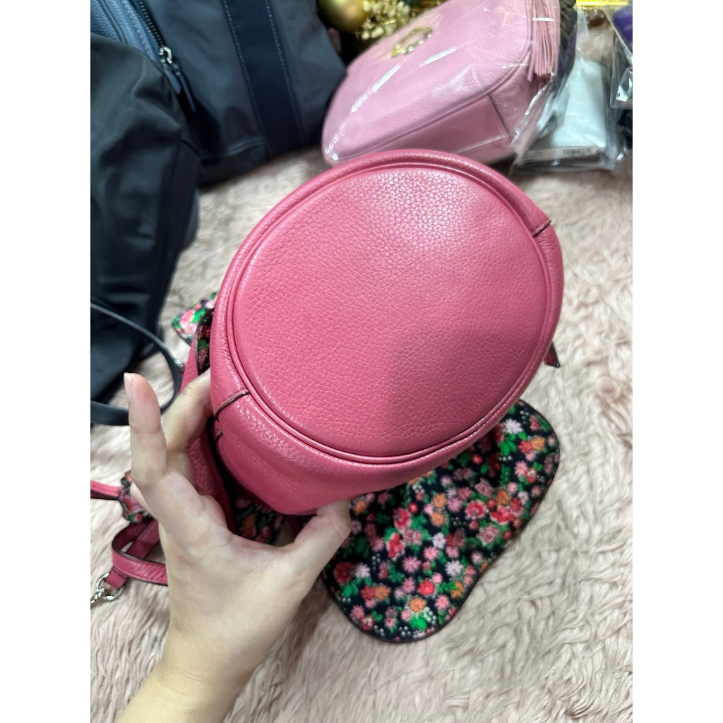 ORIG Preloved RARE CCH Drawstring Crossbody Petal Pink Bag
