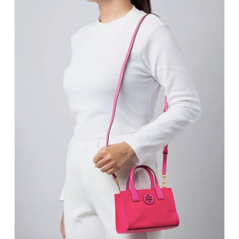 ORIG & IMPORTED TB Ella Nylon Mini Tote Bag PINK BLACK BLUE PURE
