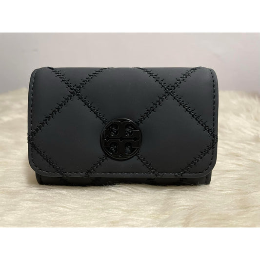 ORIG & IMPORTED TB Willa Matte Card Case Small Black Wallet