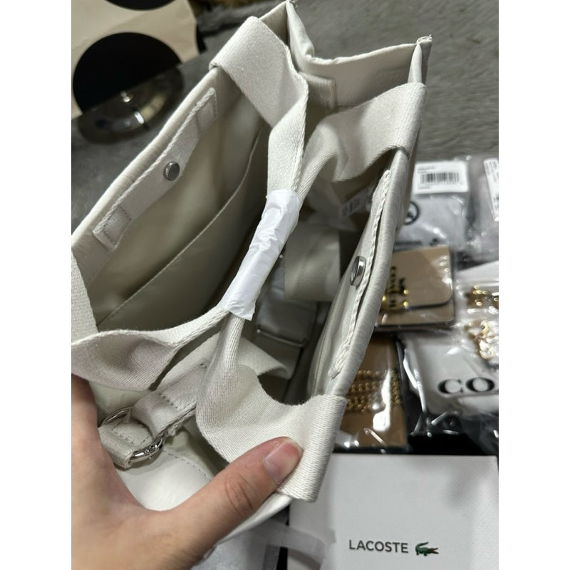ORIG & IMPORTED Lululemon Boxy Mini Tote Top Handle Small Bag 4.5L Nylon White Cream