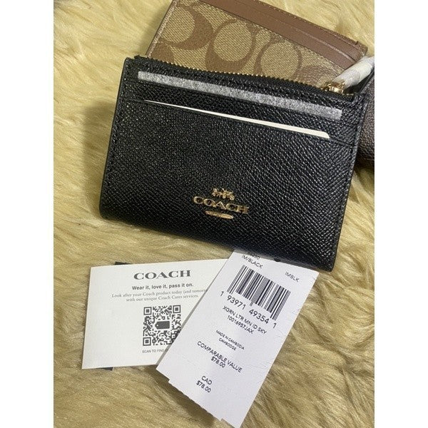 ORIG & IMPORTED Co@ch MINI SKINNY ID CASE CARD HOLDER SMALL WALLET - ORIG, US IMPORTED