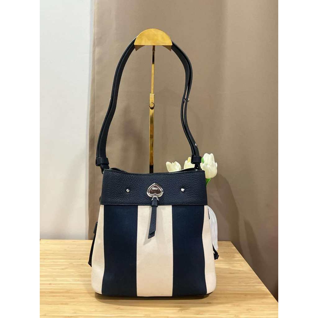 ORIG PRELOVED  KS Marti Small Bucket Bag Jacquard Blue