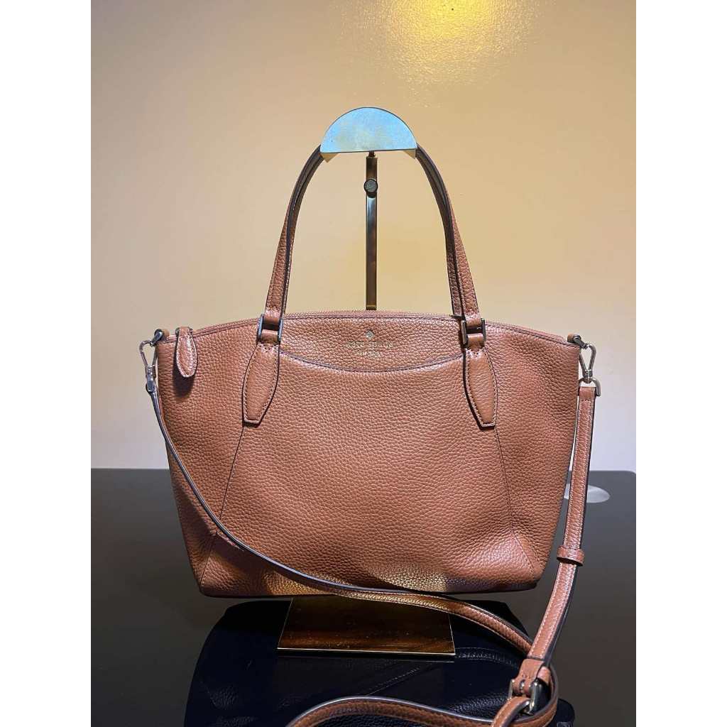 ORIG PRELOVED  KS Monica Satchel Small Brown Bag