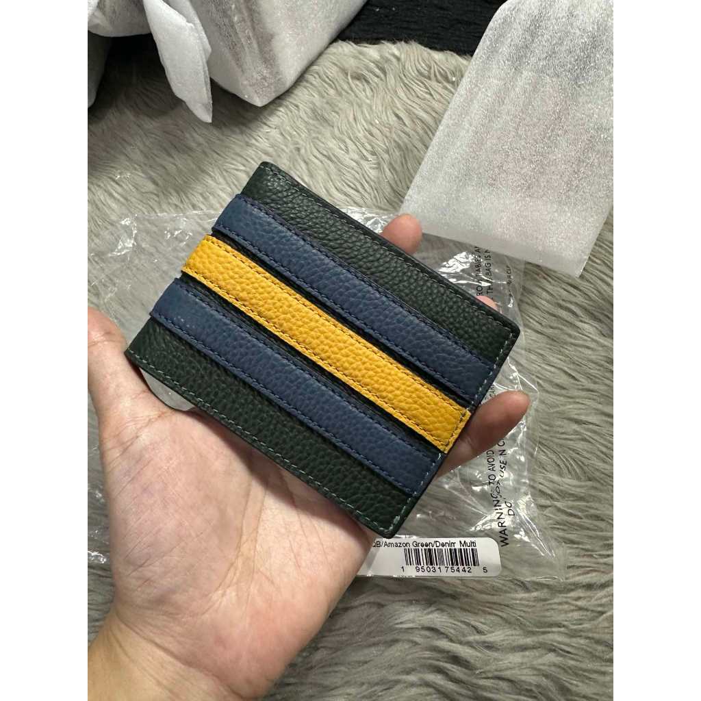 ORIG & IMPORTED CCH Retail Slim Billfold Wallet With Varsity Stripe