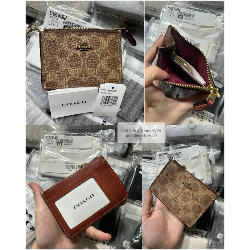 ORIG & IMPORTED Co@ch MINI SKINNY ID CASE CARD HOLDER SMALL WALLET - ORIG, US IMPORTED
