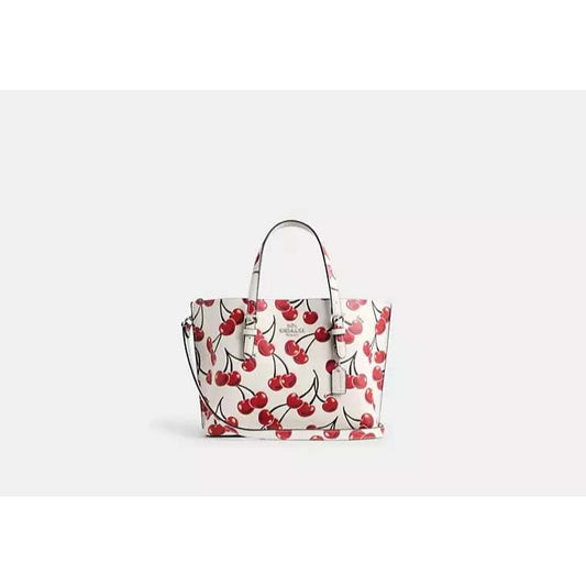 ORIG & IMPORTED C0@CH Mollie Tote Bag 25 With Cherry Print