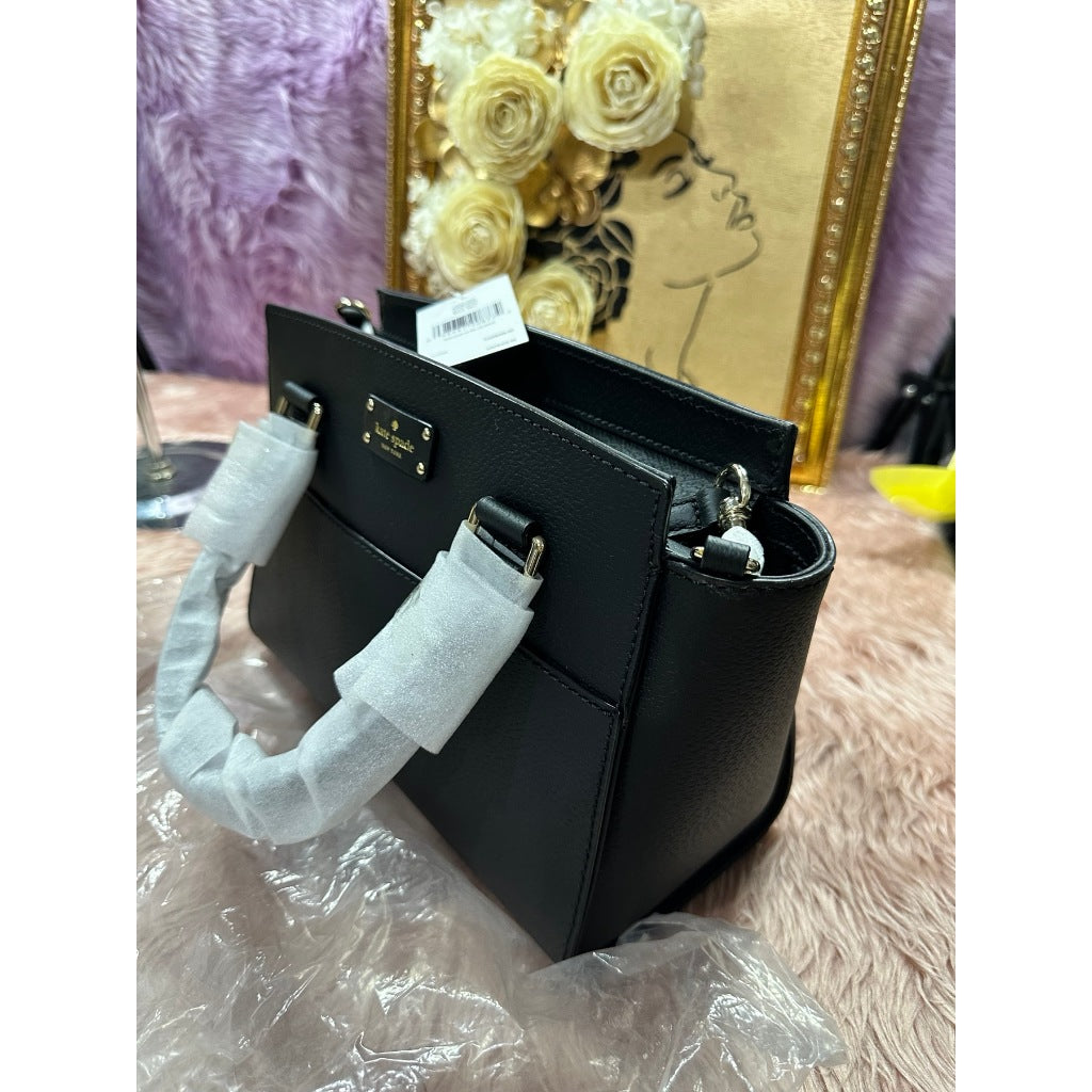ORIG & IMPORTED KS Lana Satchel Black Bag