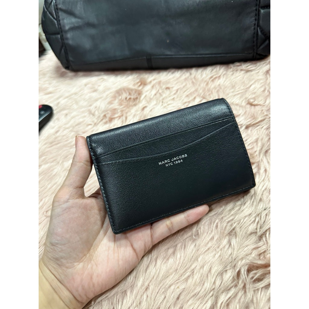 ORIG & IMPORTED MJ The Slim 84 Flap Bifold Black Wallet