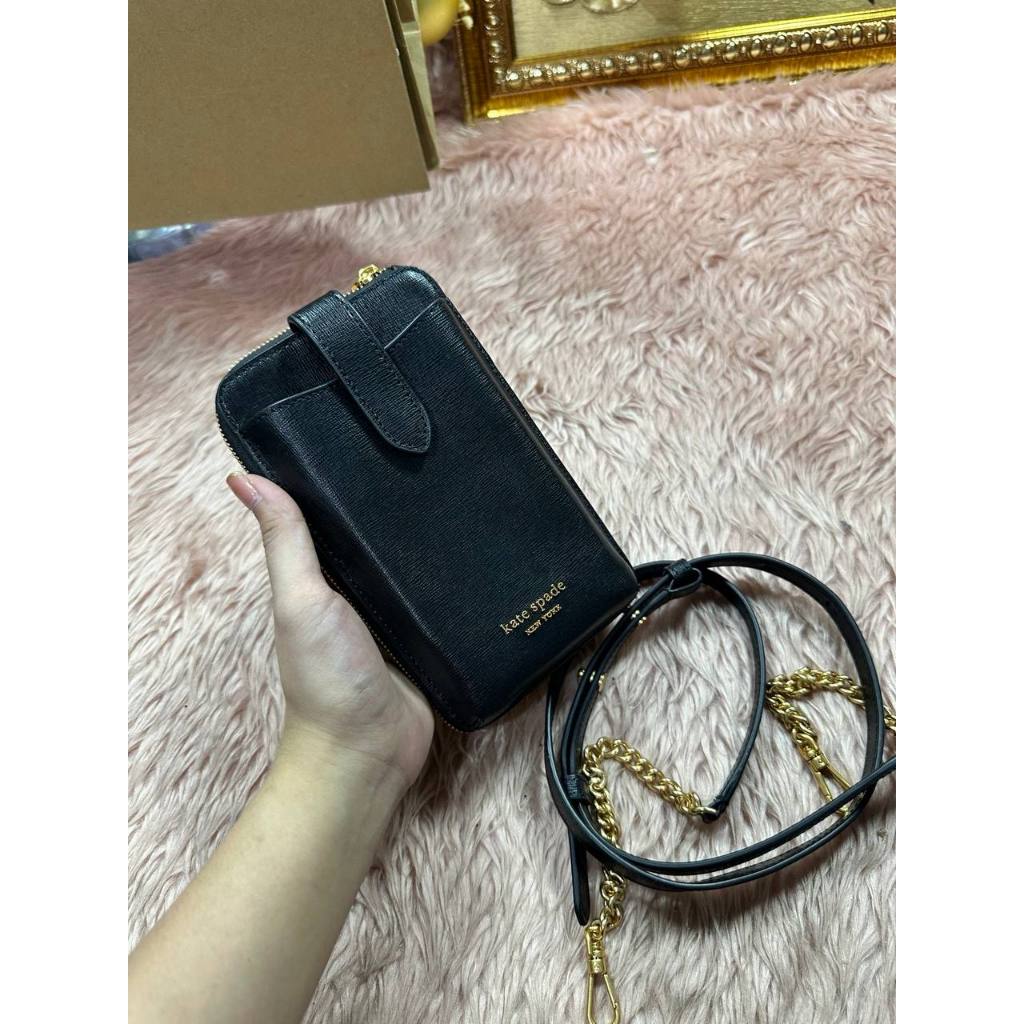 ORIG & IMPORTED Preloved KS Retail Morgan NS Crossbody Phone Mini Bag Black