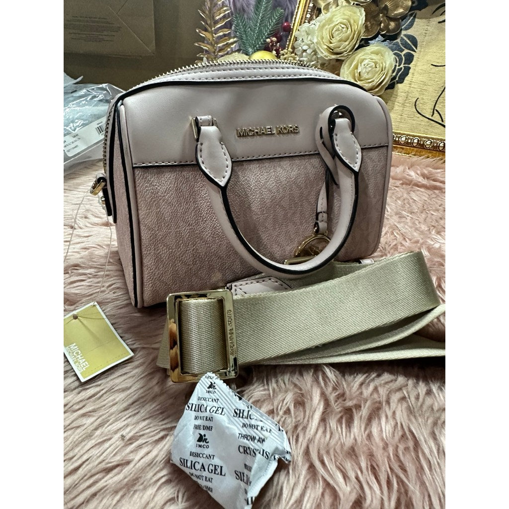 ORIG & IMPORTED MK Jet Set Travel Extra Small Duffle Crossbody Bag Pink