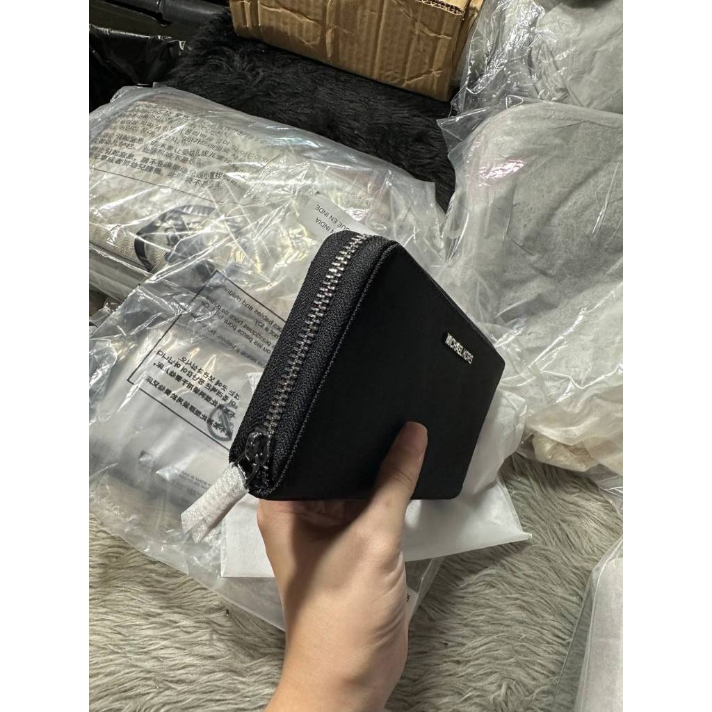ORIG & IMPORTED MK Kent Nylon Long Men's Wallet BLACK
