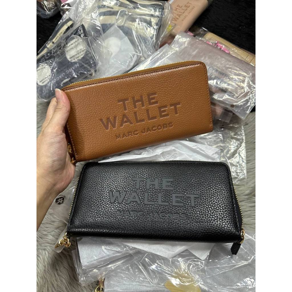 ORIG & IMPORTED MJ The Leather Continental Long Wallet Black Brown