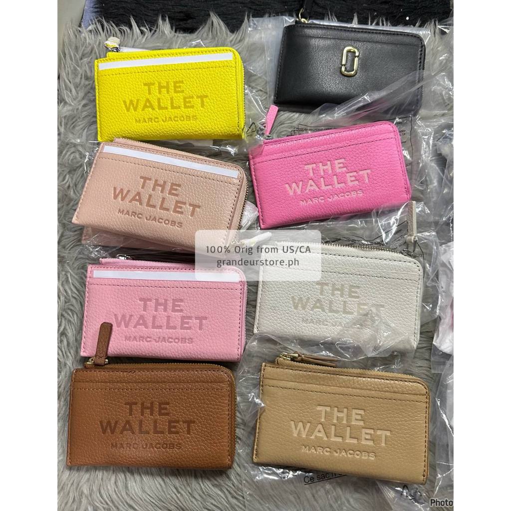 ORIG & IMPORTED MJ The Leather Top Zip Multi Card Slim Small Wallet