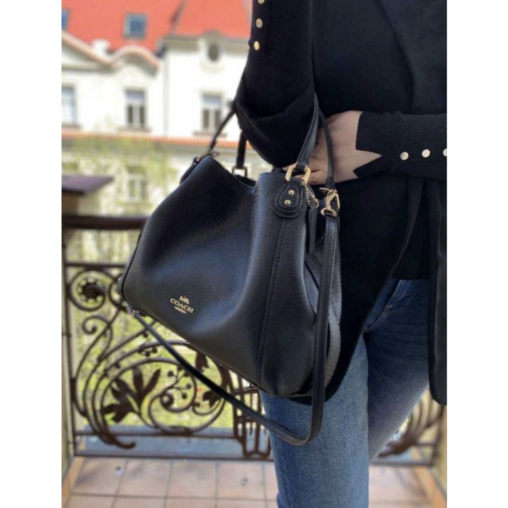 ORIG Preloved CCH Edie Large Hobo Shoulder Bag Navy Blue