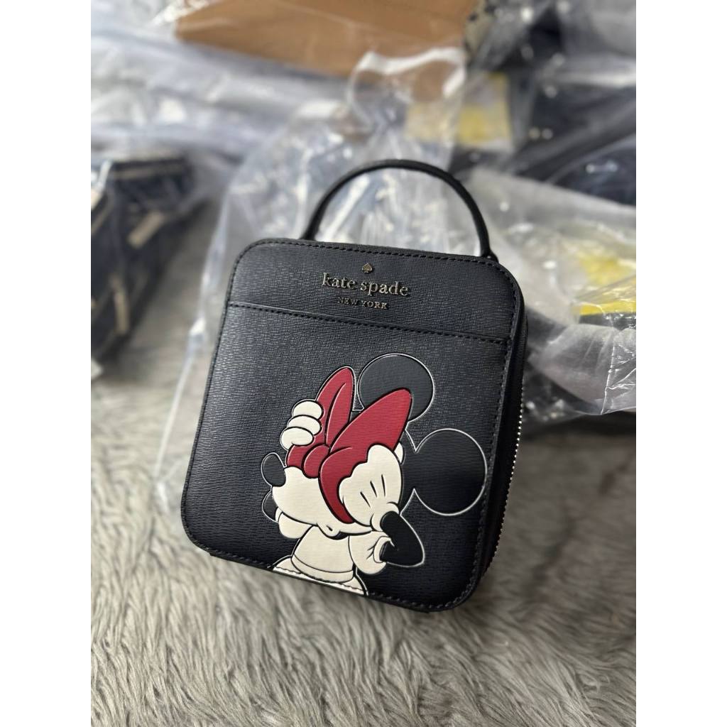 ORIG & IMPORTED KS Disney Minnie Mouse Daisy Vanity Crossbody Bag Black