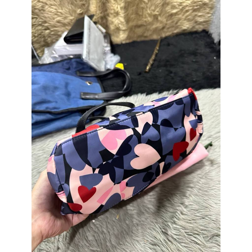 ORIG & IMPORTED KS Retail Taylor Heart Party Small Crossbody Nylon Tote Bag