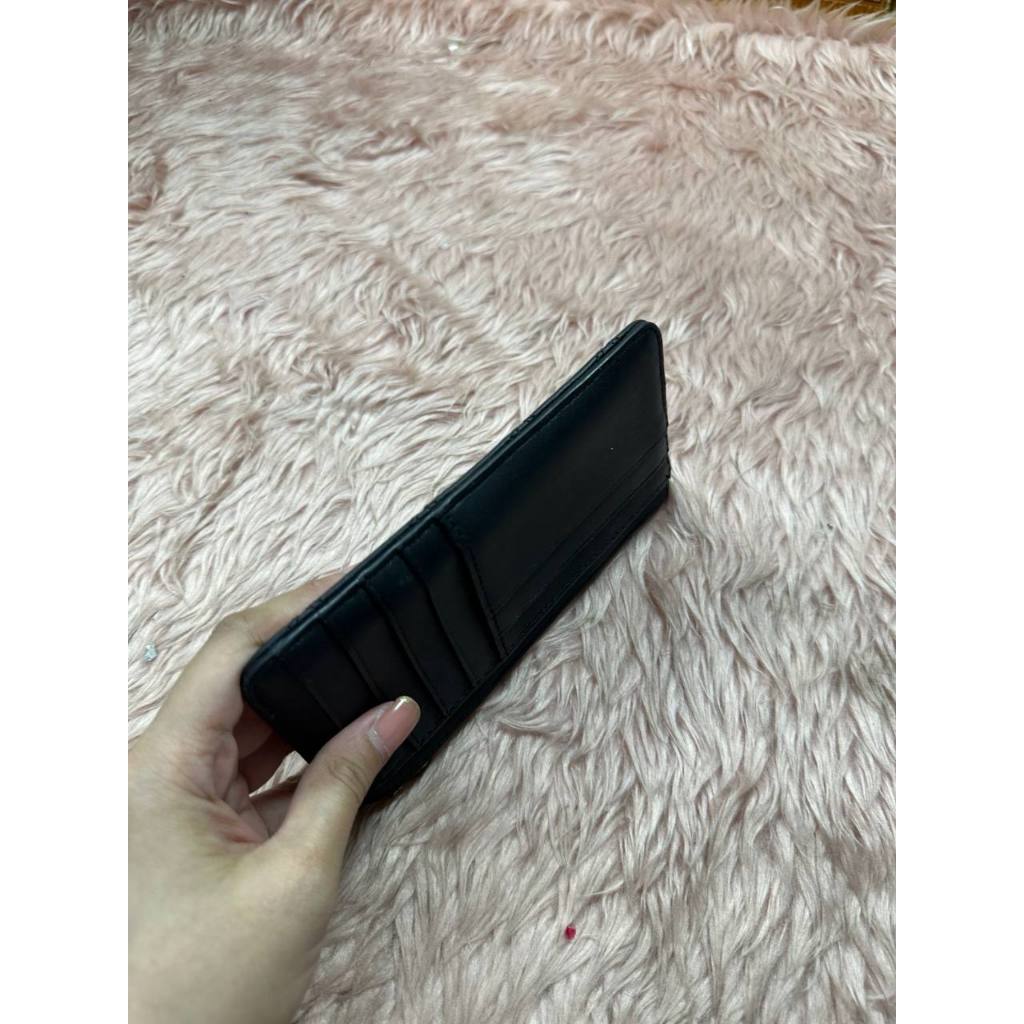 ORIG & IMPORTED Preloved KS Natalia Large Slim Card Holder Wallet Black