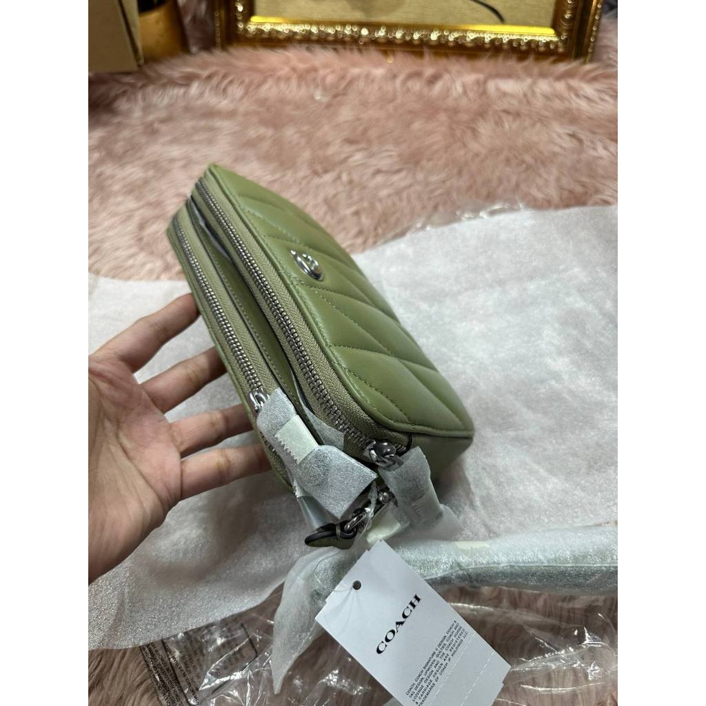 ORIG & IMPORTED CCH Retail Kira Crossbody With Pillow Quilting Small Sage Green Bag