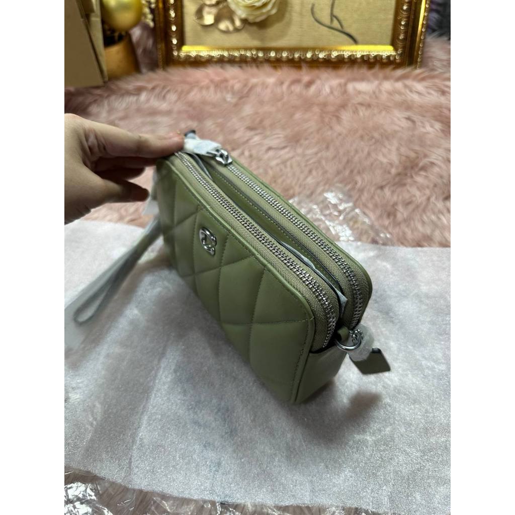 ORIG & IMPORTED CCH Retail Kira Crossbody With Pillow Quilting Small Sage Green Bag