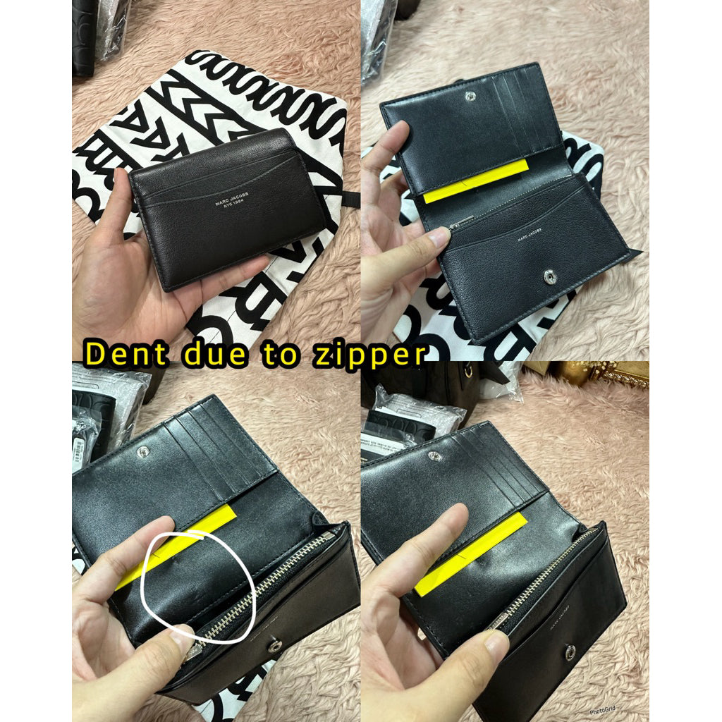 ORIG & IMPORTED MJ The Slim 84 Flap Bifold Black Wallet