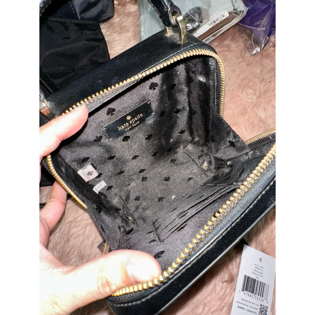 ORIG & IMPORTED Preloved KS Daisy Vanity Crossbody Small Bag in Black