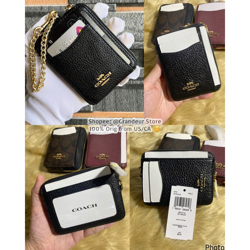 ORIG/IMPORTED ❤️ CCH ZIP CARD CASE WALLET COIN PURSE