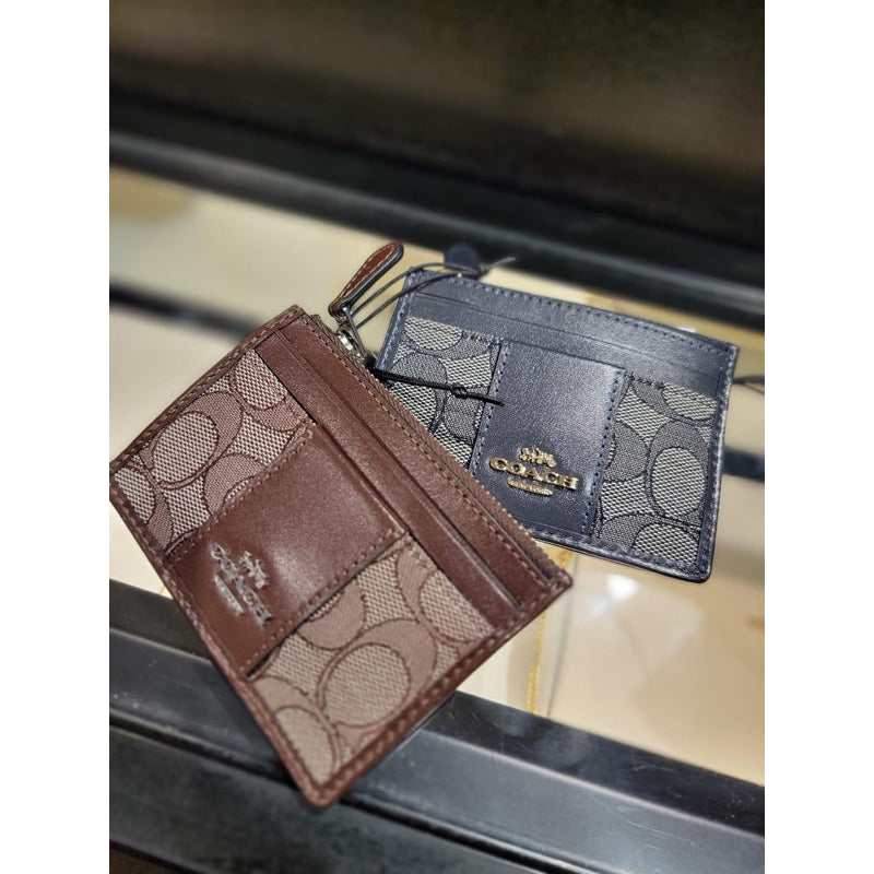 ORIG & IMPORTED Co@ch MINI SKINNY ID CASE CARD HOLDER SMALL WALLET - ORIG, US IMPORTED