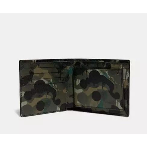 ORIG & IMPORTED CCH Retail 3 In 1 Compact Wallet With Green Camo Print