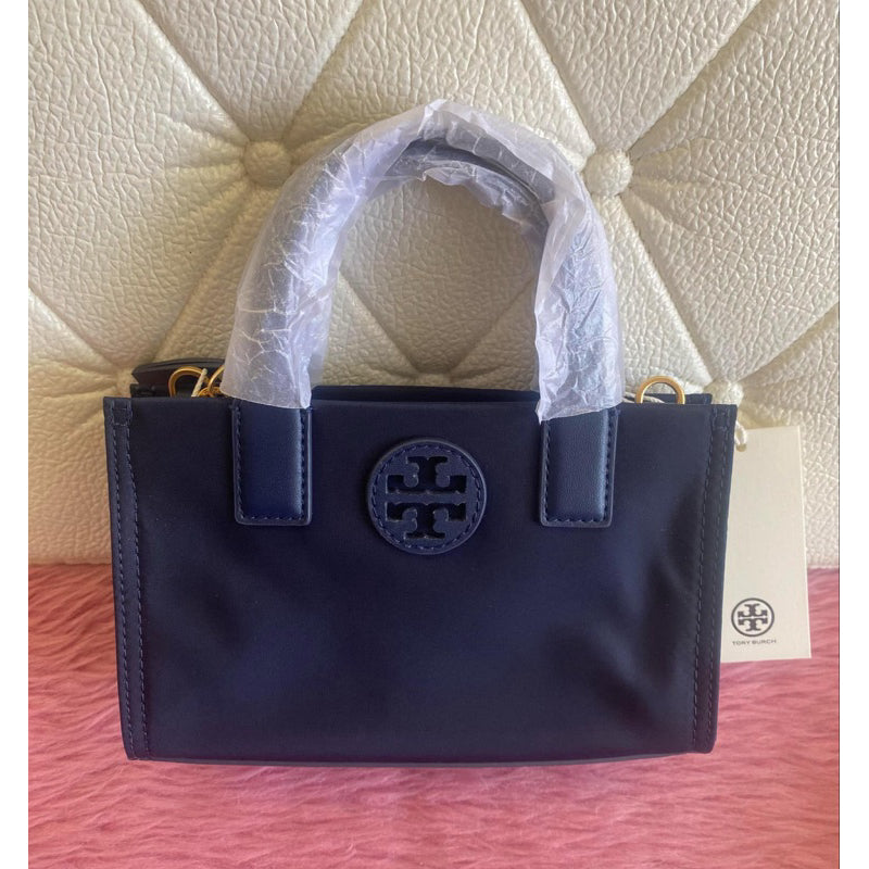 ORIG & IMPORTED TB Ella Nylon Mini Tote Bag PINK BLACK BLUE PURE