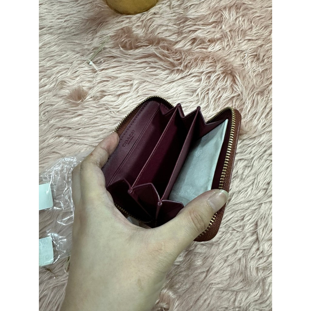 ORIG & IMPORTED CCH Retail Small Zip Around Card Case Wallet Brown/Tan