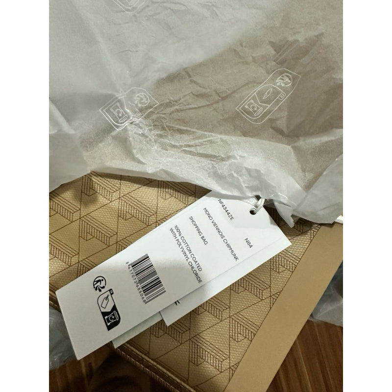 ORIG & IMPORTED LCT Women's Zely Medium & Small Tote Bag with Pouch Beige Chipmunk Black Blue