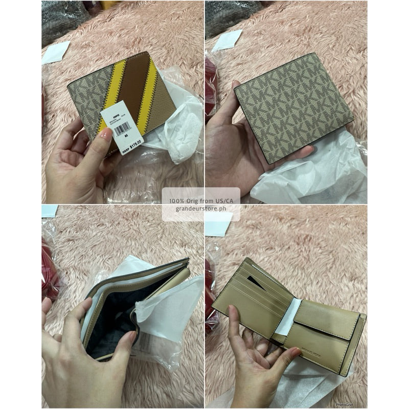 ORIG & IMPORTED MK Slim Bifold Wallet for Men
