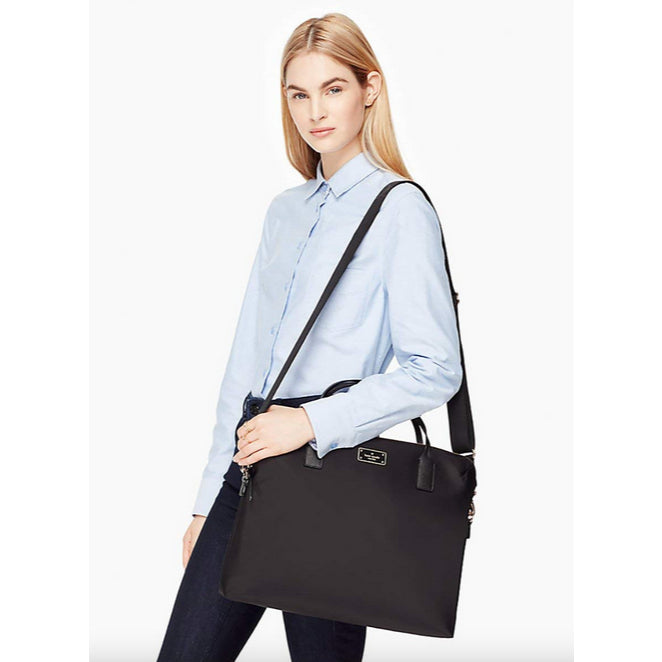ORIG & IMPORTED KS Blake Avenue Laptop Nylon Black Bag
