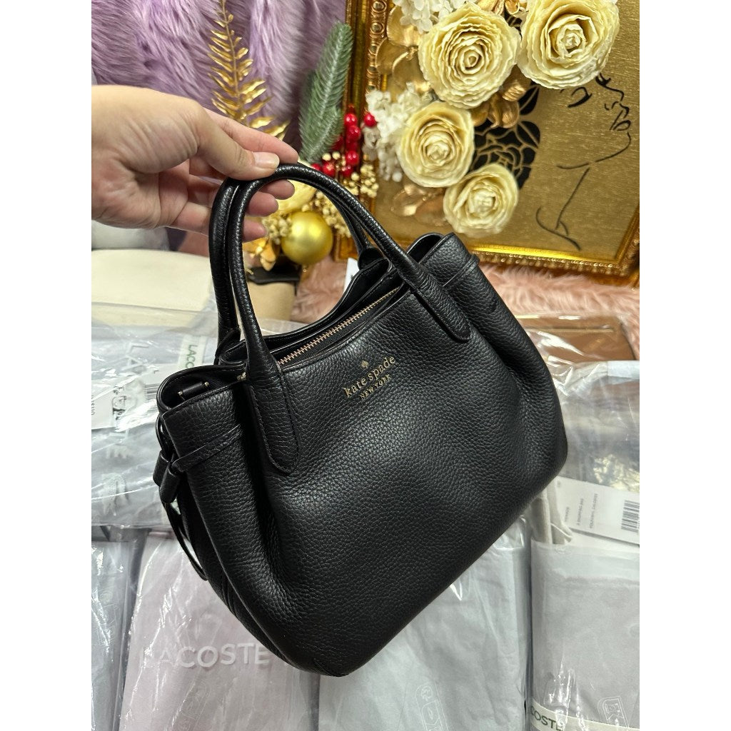 ORIG Preloved KS Dumpling Small Satchel Bag Black