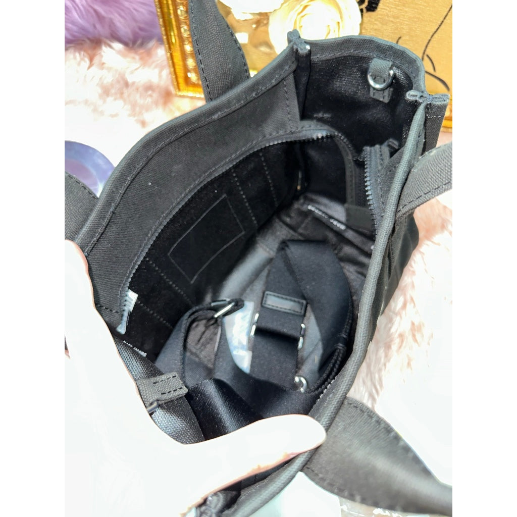 ORIG & IMPORTED Preloved MJ The Small Tote Black Bag canvas