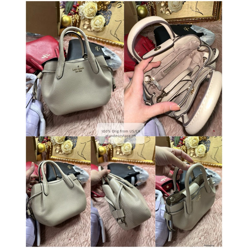ORIG & IMPORTED KS Dumpling Mini Satchel Bag Black Red Lilac Sand Beige Grey
