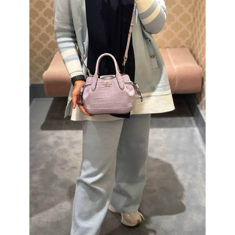 ORIG & IMPORTED KS Dumpling Mini Satchel Bag Black Red Lilac Sand Beige Grey