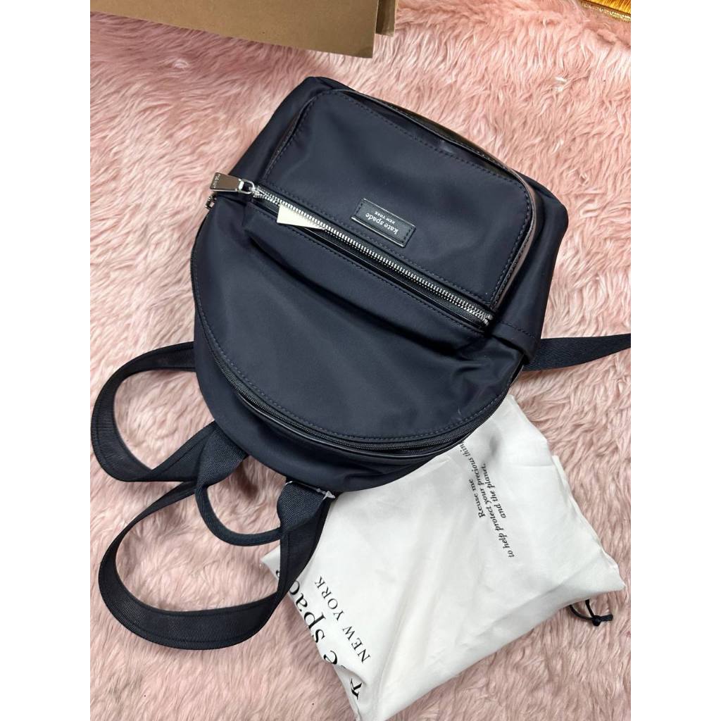 ORIG & IMPORTED Preloved KS Retail Sam Icon Small Nylon Backpack Black