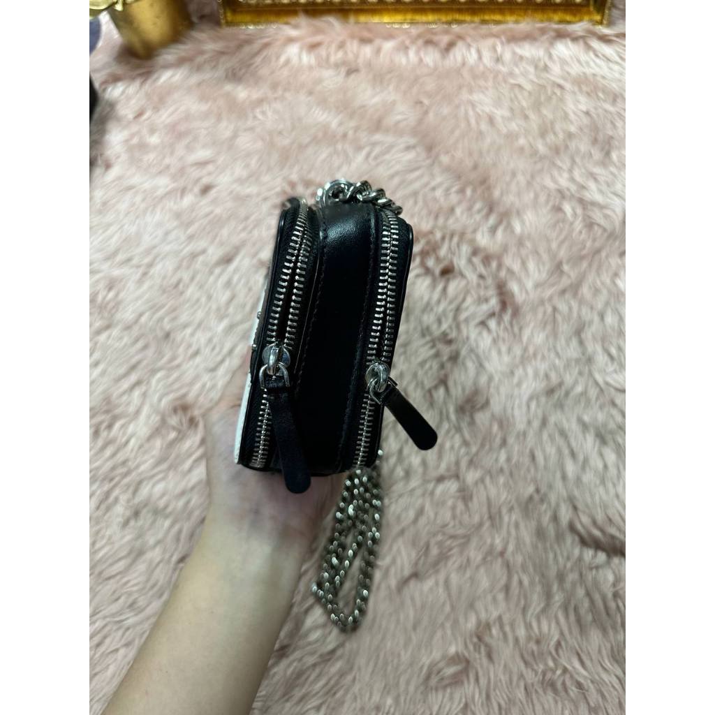 ORIG & IMPORTED Preloved KS Penguin Frosty Chain Double Zip Crossbody Small Bag