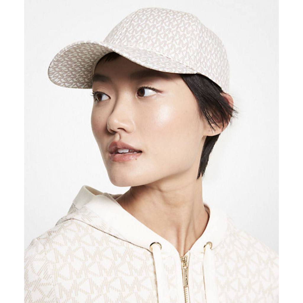 ORIG & IMPORTED MK Logo Print Organic Stretch Cotton Baseball Cap