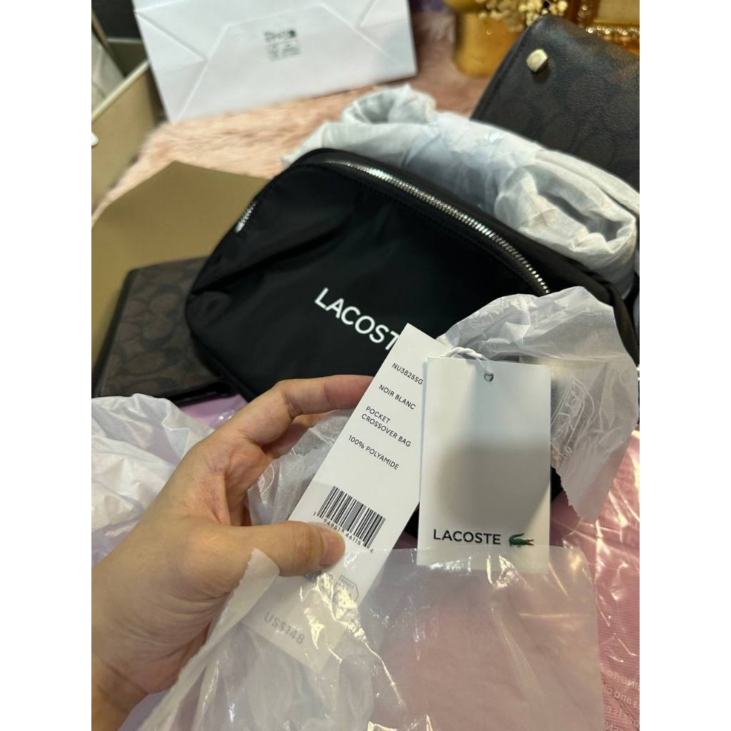 ORIG & IMPORTED LCT Unisex Nylon Camera Crossbody black bag