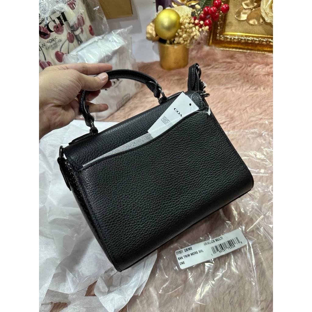 ORIG & IMPORTED CCH Morgan Top Handle Satchel Bag Black